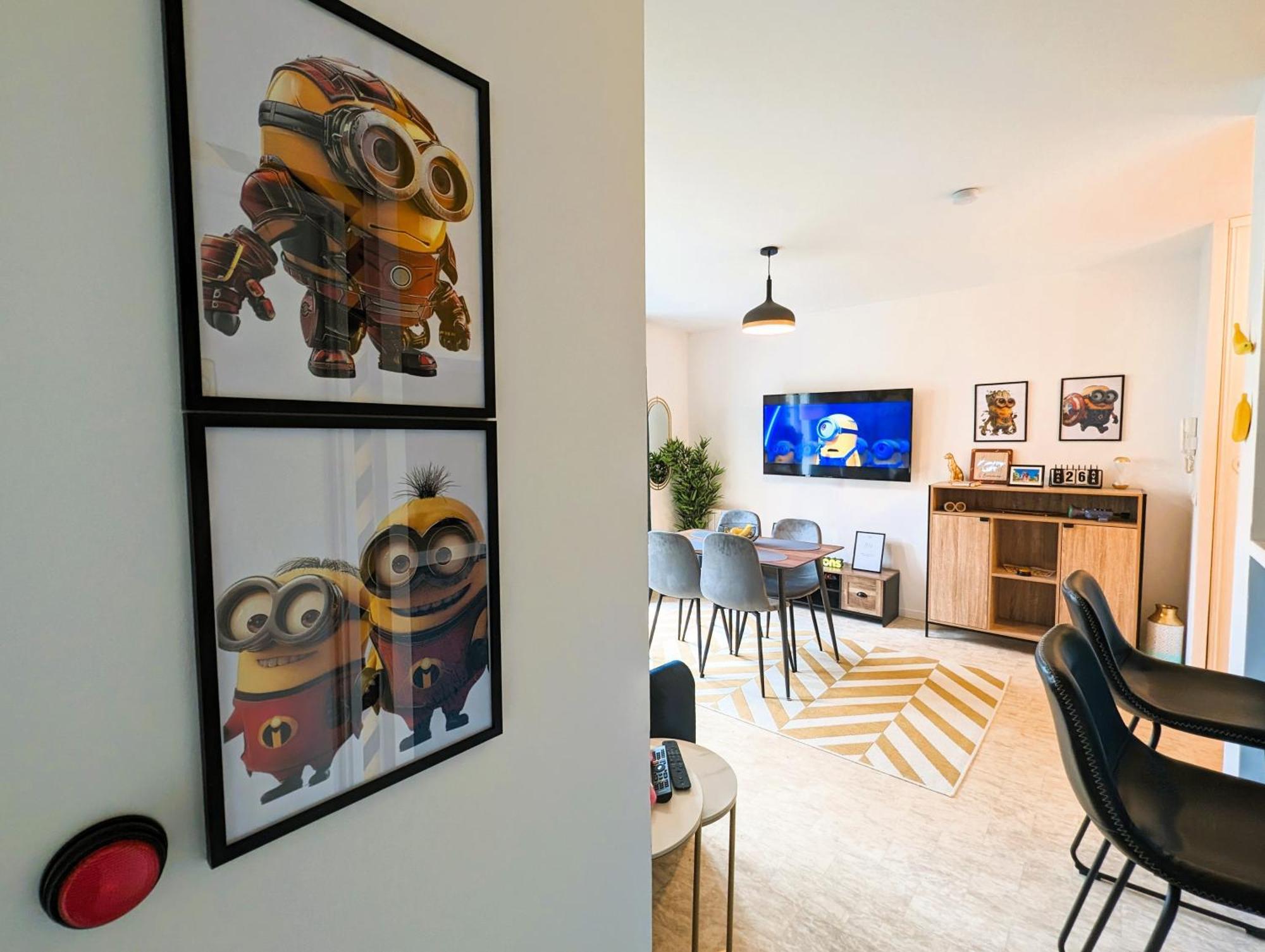 Le Repaire Des Minions - 10' Disney - Familial Bailly-Romainvilliers Exteriör bild