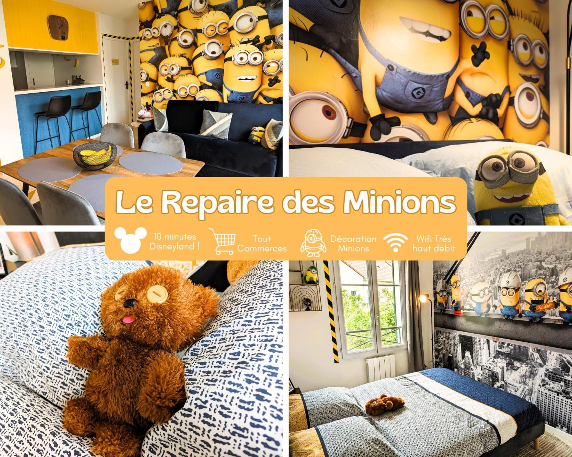 Le Repaire Des Minions - 10' Disney - Familial Bailly-Romainvilliers Exteriör bild