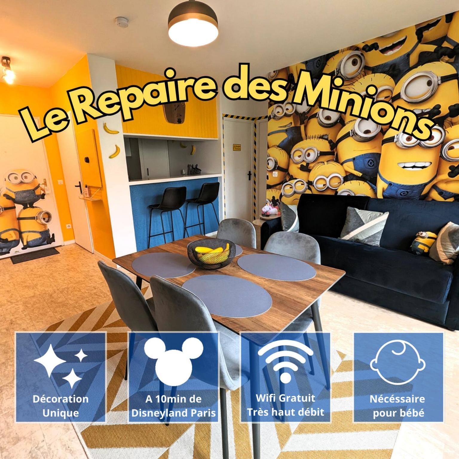 Le Repaire Des Minions - 10' Disney - Familial Bailly-Romainvilliers Exteriör bild